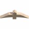 Ekena Millwork Bellingham Rough Sawn Timber Gable Bracket, Douglas Fir, 48"W x 14"H x 6"D x 6"F, 7/12 Pitch GBW048X14X0606BEL00RDF - alternate 5